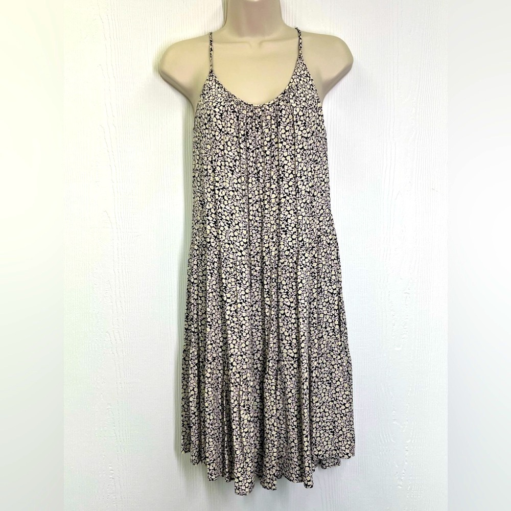 H&M - Colorful Floral Spaghetti Adjustable Straps Lightweight Mini Dress Size XS